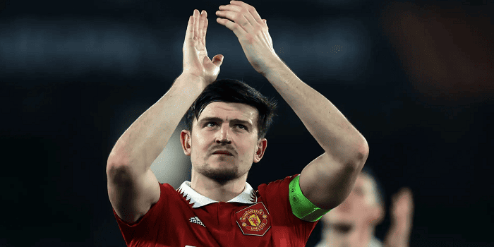 Foto: Bek Manchester United Harry Maguire (Sumber: Goal)