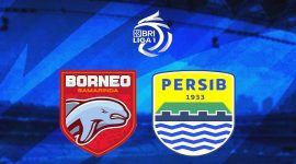 Foto: Borneo FC Vs Persib Bandung (Sumber: Bola.com/Adreanus Titus)