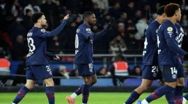 Foto: Beberapa Pemain PSG Saat Laga Melawan Paris FC (Sumber: ESPN)