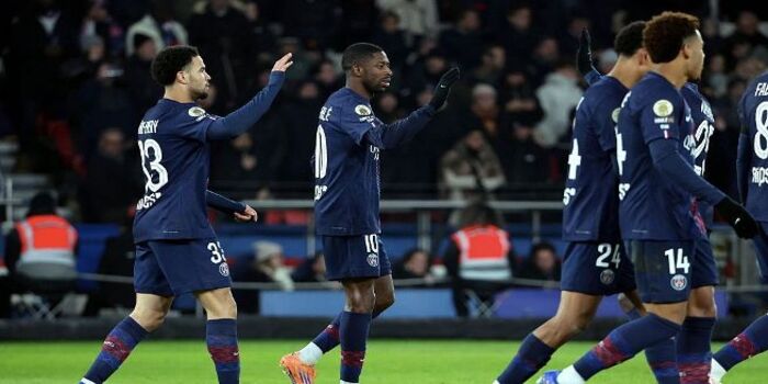 Foto: Beberapa Pemain PSG Saat Laga Melawan Paris FC (Sumber: ESPN)