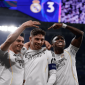Foto: Para Pemain Real Madrid Melakukan Selebrasi Merayakan Gol ke Gawang Manchester City (Sumber: Real Madrid)