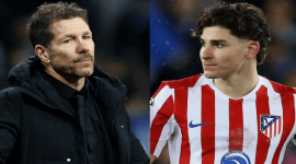Foto: Diego Simeone dan Julian Alvarez (Sumber: Tn)