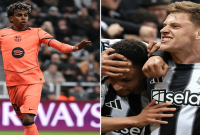 Foto: Barcelona Vs Newcastle United (Sumber: The Sun)