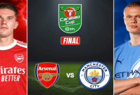 Foto: Final Carabao Cup Arsenal Vs Manchester City (Sumber: Khel Now)