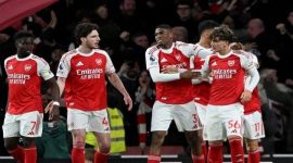 Foto: Para Pemain Arsenal (Sumber: Reuters)