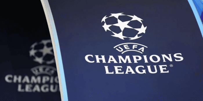 Foto: Logo UEFA Champions League (Sumber: Thomas Pakusch Via Reuters)