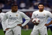 Foto: Kylian Mbappe dan Jude Bellingham (Sumber: Reuters/Susana Vera)