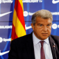 Presiden Barcelona Joan Laporta (Foto: Reuters)