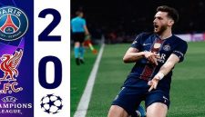 Foto: PSG Vs Liverpool Skor 2-0 (Sumber: YouTube)