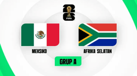 Meksiko Vs Afrika Selatan (Foto: Bola.com)