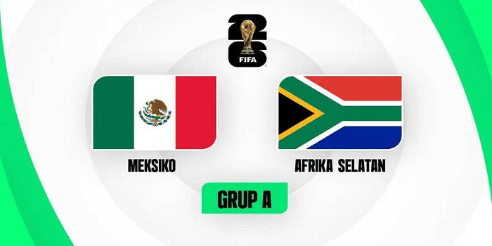 Meksiko Vs Afrika Selatan (Foto: Bola.com)
