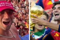 Ferran Torres Saat Perayaan Juara Piala Dunia 2026