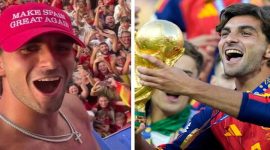 Ferran Torres Saat Perayaan Juara Piala Dunia 2026