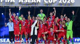 Indonesia Juara FIFA ASEAN Cup 2026 Usai Taklukkan Thailand Lewat Adu Penalti (Foto: KOMPAS/ADIL NURSALAM)