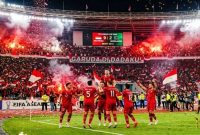 Foto: Visual Gambar Selebrasi Pemain  Indonesia/Gemini Ai